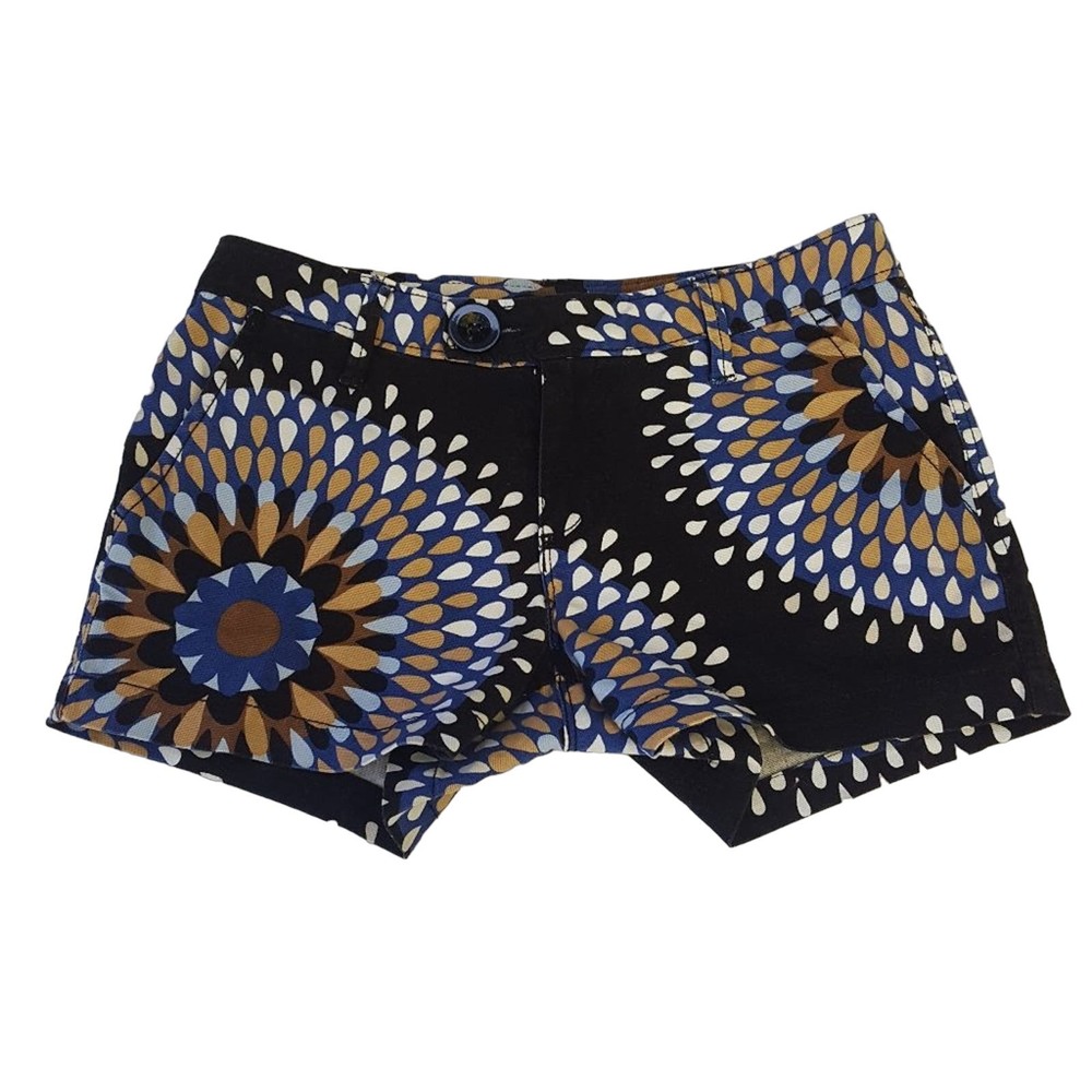 GAP Kids printed cotton chino stretch shorts